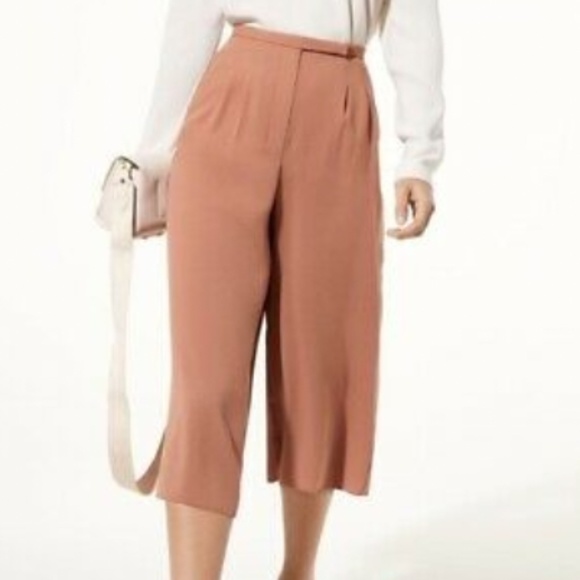 Aritzia Babaton Lazarus Culottes Pants (Navy blue) Size 0 - Picture 6 of 8